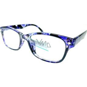 Berkeley Čtecí dioptrické brýle +2,5 plast černo-fialové 1 kus MC2197