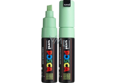 Posca Univerzální akrylátový popisovač se širokým,seříznutým hrotem 8 mm Světle zelená PC-8K