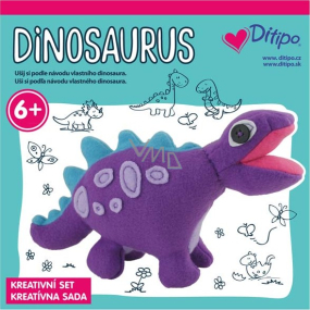 Ditipo Kreativní set šití Dinosaurus pro děti věk 6+