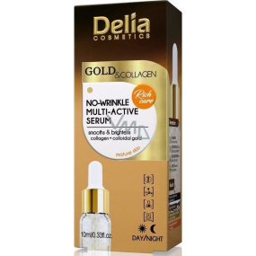 Delia Cosmetics Gold & Collagen Rich Care multiaktivní sérum proti vráskám 10 ml