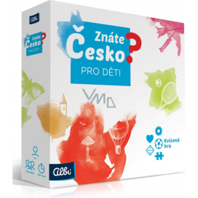Albi Znáte Česko? Pro děti kvízová hra doporučený věk 6+