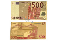Talisman Zlatá plastická bankovka 500 EUR