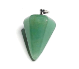 Avanturin zelený Siderické kyvadlo přírodní kámen 2,2 cm, kámen štěstí