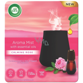 Air Wick Aroma Mist Uklidňující růže automatický osvěžovač vzduchu + náplň 20 ml