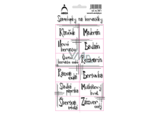 Arch Samolepky na kořenky Linky Zeler 11 x 23,5 cm SK