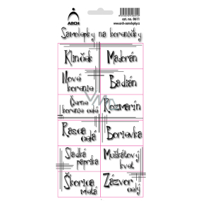 Arch Samolepky na kořenky Linky Zeler 11 x 23,5 cm SK