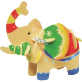 Puzzle dřevěné zvířátka Slon 20 x 15 cm