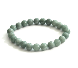 Jadeit Barmský náramek elastický přírodní kámen, kulička 8 mm / 16 - 17 cm