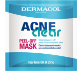 Dermacol Acneclear Peel-off mask čisticí slupovací pleťová maska 8 ml