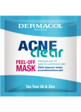 Dermacol Acneclear Peel-off mask čisticí slupovací pleťová maska 8 ml