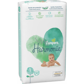 Pampers Harmonie velikost 1, 2 - 5 kg plenkové kalhotky 50 kusů