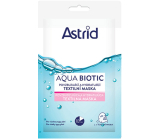 Astrid Aqua Biotic povzbuzující a hydratující textilní maska pro všechny typy pleti 20 ml