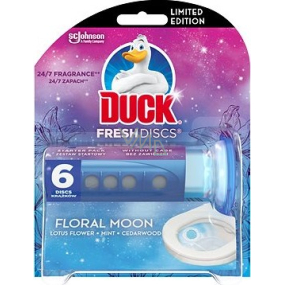 Duck Fresh Discs Floral Moon WC gel pro hygienickou čistotu a svěžest Vaší toalety 36 ml