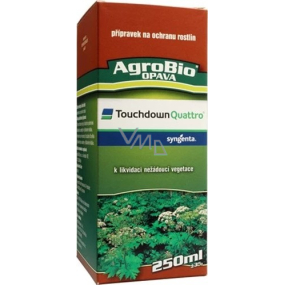 AgroBio Touchdown Quattro herbicid k likvidaci nežádoucí vegetace 250 ml