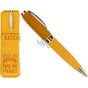 Albi Dárkové pero v pouzdře Katka 12,5 x 3,5 x 2 cm