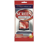 CompuClean Screen Cleaning Wipes čisticí vlčené ubrousky na monitory a obrazovky 40 kusů