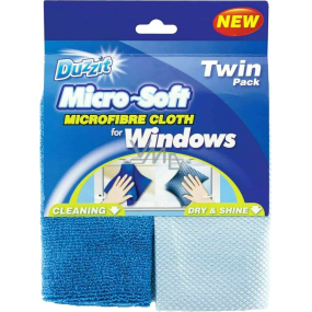 Duzzit Microfibre Cloth for Windows mikroutěrka na čištění oken 2 kusy