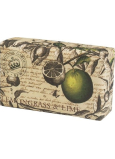 English Soap Lemongrass & Lime - Citronová tráva a limetka přírodní parfémované toaletní mýdlo s bambuckým máslem 240 g