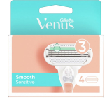 Gillette Venus Smooth Sensitive náhradní hlavice 4 kusy pro ženy