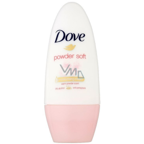 Dove Powder Soft kuličkový antiperspirant deodorant roll-on pro ženy 50 ml