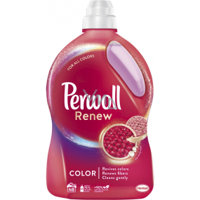Perwoll Renew Color prací gel na barevné prádlo, ochrana před ztrátou tvaru a zachování intenzity barvy 48 dávek 2,88 l