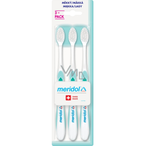 Meridol Swiss Made měkký zubní kartáček 3 kusy