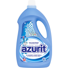 Azurit Tekutý prací prostředek na moderní a jemné prádlo 62 dávek 2480 ml