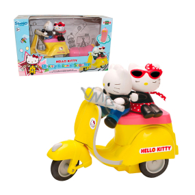 Hello Kitty Scooter na dálkové ovládání s figurkami 2 kusy, doporučený věk 3+
