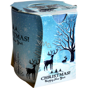 Admit Verona Latern Christmas Happy New Year vonná svíčka ve skle 90 g