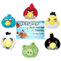 Angry Birds plyšová násadka na tužku/prstová hračka Žlutá 5 cm 1 kus