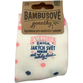 Albi Bambusové ponožky Markéta, velikost 37 - 42