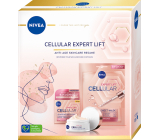 Nivea Cellular Expert Life remodelační denní krém s kyselinou hyaluronovou 50 ml + textilní pleťová maska s kyselinou hylauronovou 1 kus, kosmetická sada pro ženy