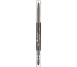 Essence Wow What a Brow voděodolná tužka na obočí s kartáčkem 03 Dark Brown 0,2 g