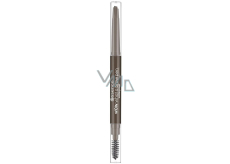 Essence Wow What a Brow voděodolná tužka na obočí s kartáčkem 03 Dark Brown 0,2 g