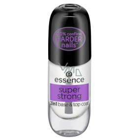 Essence Super Strong 2v1 podkladový a krycí lak na nehty 8 ml