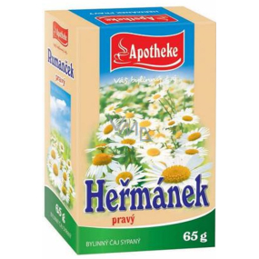 Apotheke Heřmánek pravý - květ sypaný čaj na podporu trávení 65 g