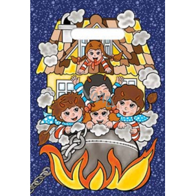 Ditipo Mikulášský sáček s průhmatem Čertíci 22 x 32 cm