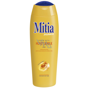 Mitia Honey & Milk krémová pěna do koupele 750 ml