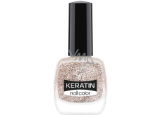 Golden Rose Keratin Nail Color Glitter lak na nehty 404 10,5 ml