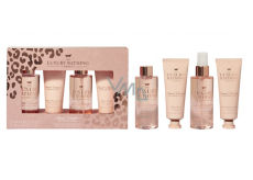 Grace Cole Vanilka & Mandle pěna do koupele 100 ml + tělová mlha 100 ml + krém na ruce 50 ml + tělový krém 50 ml, kosmetická sada pro ženy