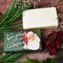 English Soap Santa Klaus - Pomeranč & Skořice vánoční přírodní parfémované toaletní mýdlo s bambuckým máslem 190 g