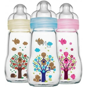 Mam Feel Good láhev skleněná na krmení 2+ měsíců 260 ml různé druhy