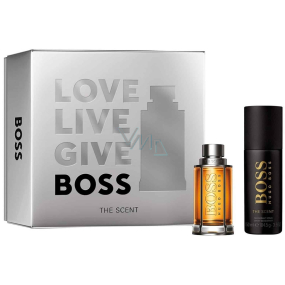 Hugo Boss The Scent for Men toaletní voda 50 ml + deodorant sprej 150 ml, dárková sada pro muže