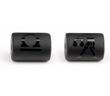 Onyx Váhy znamení zvěrokruhu, přívěsek na náramek přírodní kámen, váleček 10 mm 1 kus, kámen životní síly