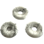 Magnezit / Howlit bílý Donut přírodní kámen 30 mm, očistný kámen