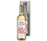 Bohemia Gifts Chardonnay Srdeční záležitost bílé dárkové víno 750 ml