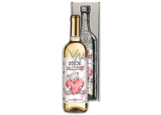 Bohemia Gifts Chardonnay Srdeční záležitost bílé dárkové víno 750 ml