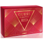 Guess Seductive Red toaletní voda pro ženy 75 ml + tělové mléko 100 ml + toaletní voda 15 ml miniatura + etue, dárková sada pro ženy