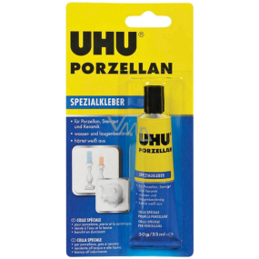 Uhu Porzellan sekundové lepidlo pro lepení porcelánu a keramiky 33 ml/30 g
