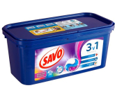 Savo Bez chloru Color 3v1 gelové kapsle na praní barevného prádla 32 kusů 864 g